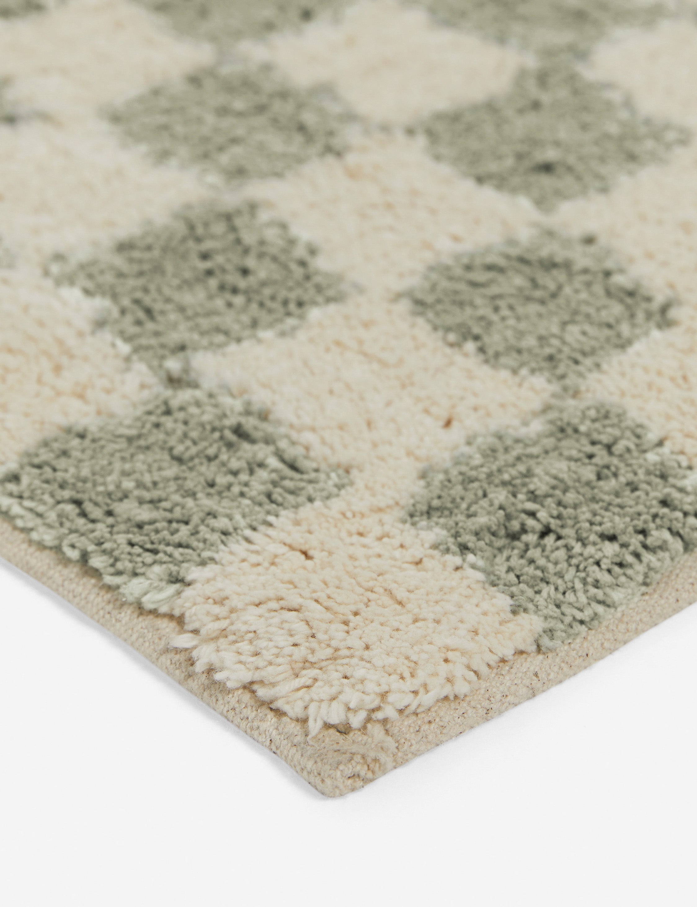 Checkerboard Bath Mat by Sarah Sherman Samuel - Non-Slip Bathroom Rug for Modern Home Decor - Perfect for Bathroom, Spa, and Shower Use