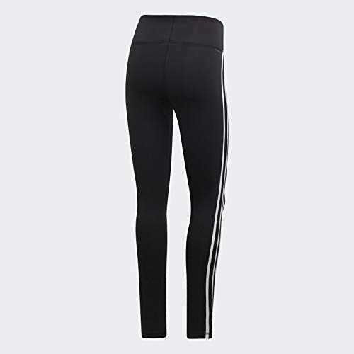 adidas Women's Designed 2 Move 3-Stripes High-Rise Long Tights - Workout Running Yoga Athletic Leggings for Women