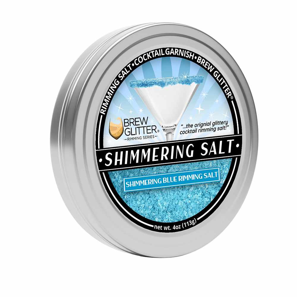 Blue & Purple Brew Glitter Rimming Salt - 2PC Summer Cocktail Combo Pack | Perfect for Margaritas, Beer Mugs & Party Drinks