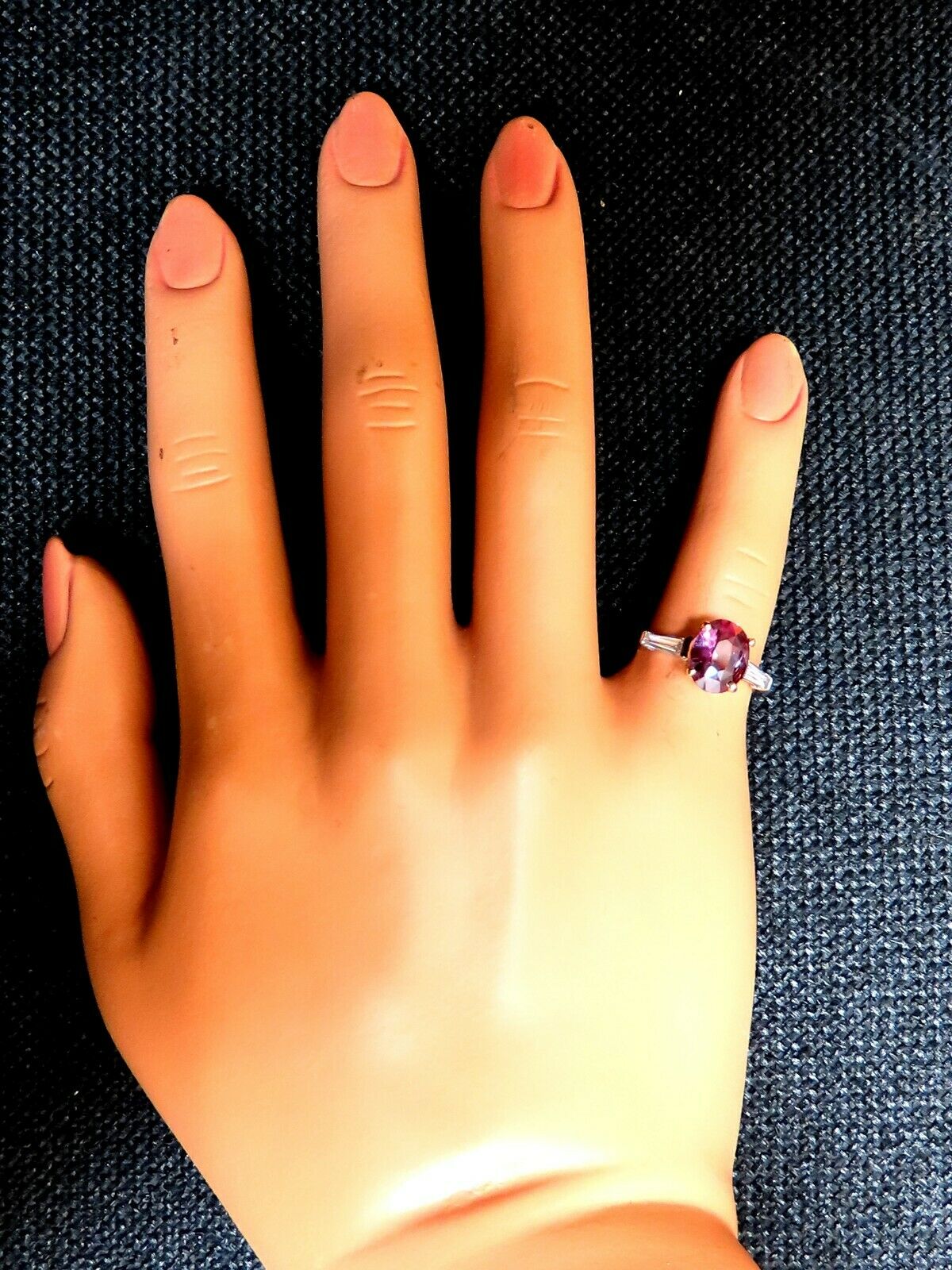 GIA Certified 2.47 Carat Natural Purple Pink Sapphire Diamond Ring in 18K Gold - Elegant Engagement & Wedding Jewelry for Women
