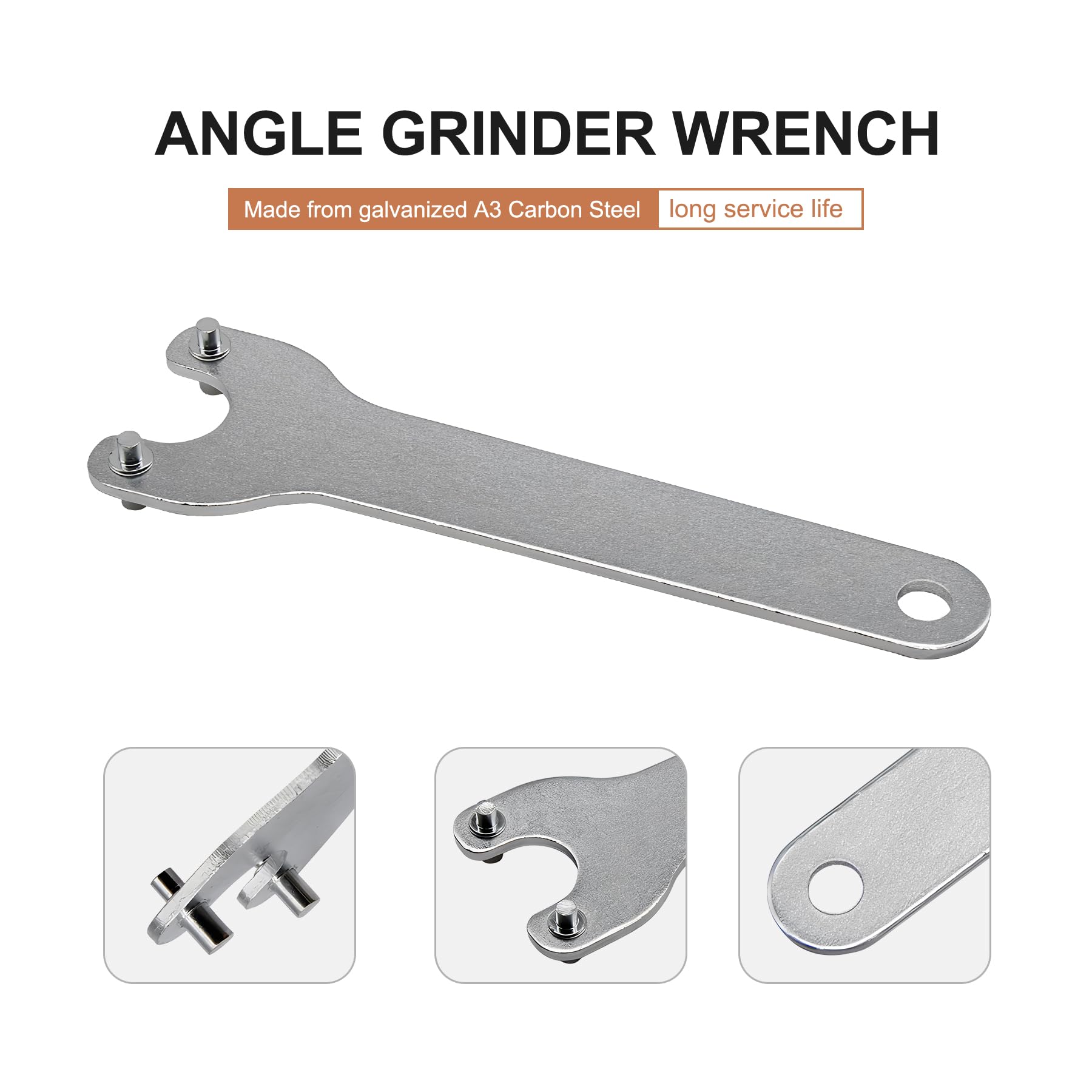 2 Pack Angle Grinder Wrench Replacement for DeWalt D28112, D28114, D28402, D28402B, D28402K, D28402N - Compatible with Power Tools for Cutting, Grinding & Polishing - Perfect for Metalworking, Woodworking & DIY Projects