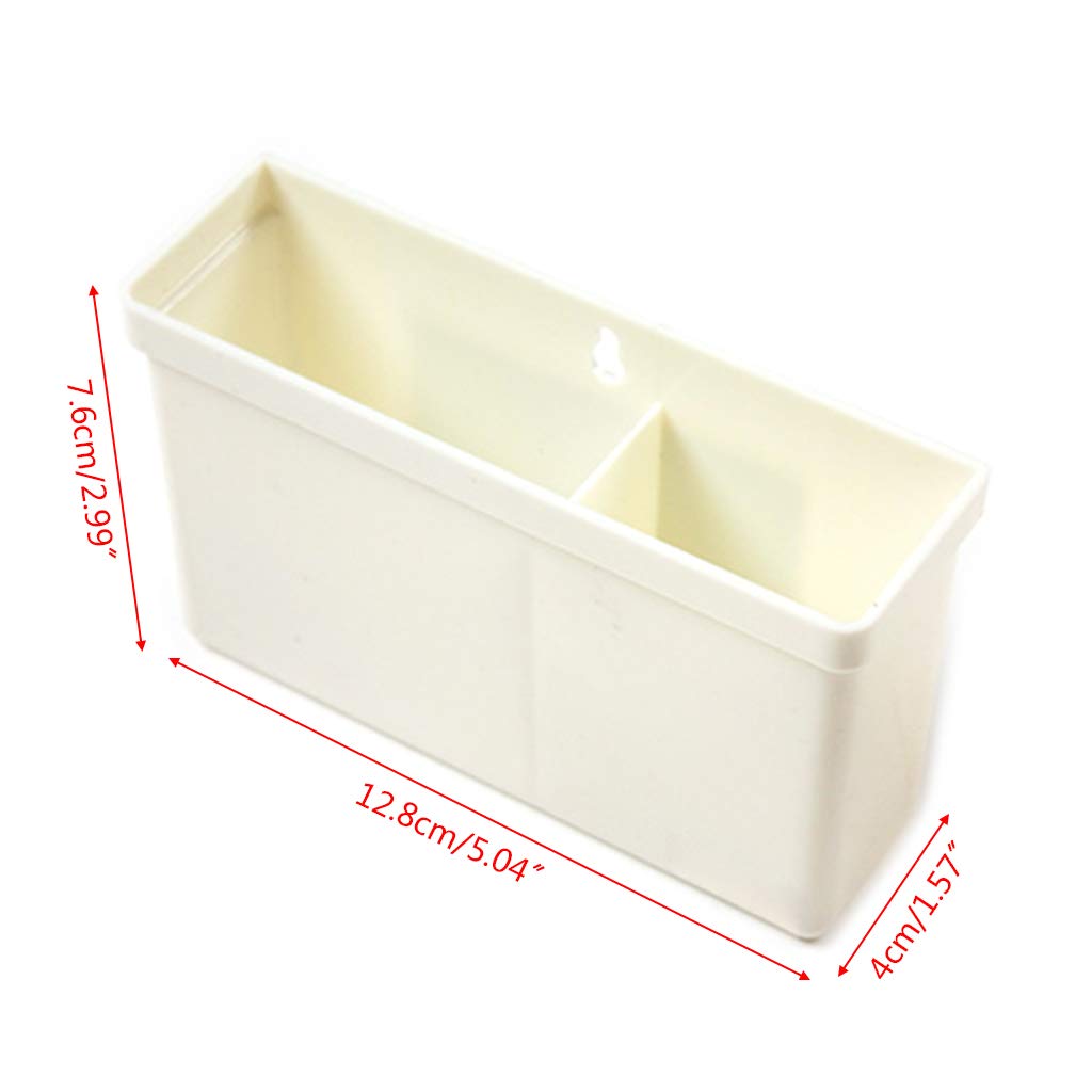 Magnetic Whiteboard Markers & Pencil Holder - Eraser Storage Box Organizer with Strong Magnets for Office, Classroom & Home Use | Pen Container for Desk, Bulletin Board & Fridge Organization