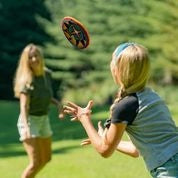MayaFlya Crochet Frisbee - Handmade Soft Flying Disc for Outdoor Play, Beach, Park, and Backyard Fun - Perfect for Kids, Adults, and Pets