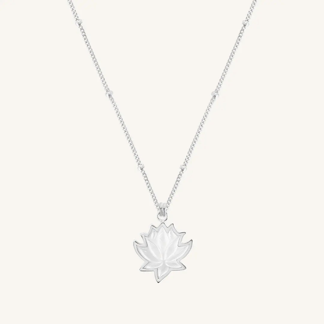 Lotus Flower Necklace for Women - Elegant Gold Pendant with Adjustable Chain - Perfect for Yoga, Meditation & Boho Fashion