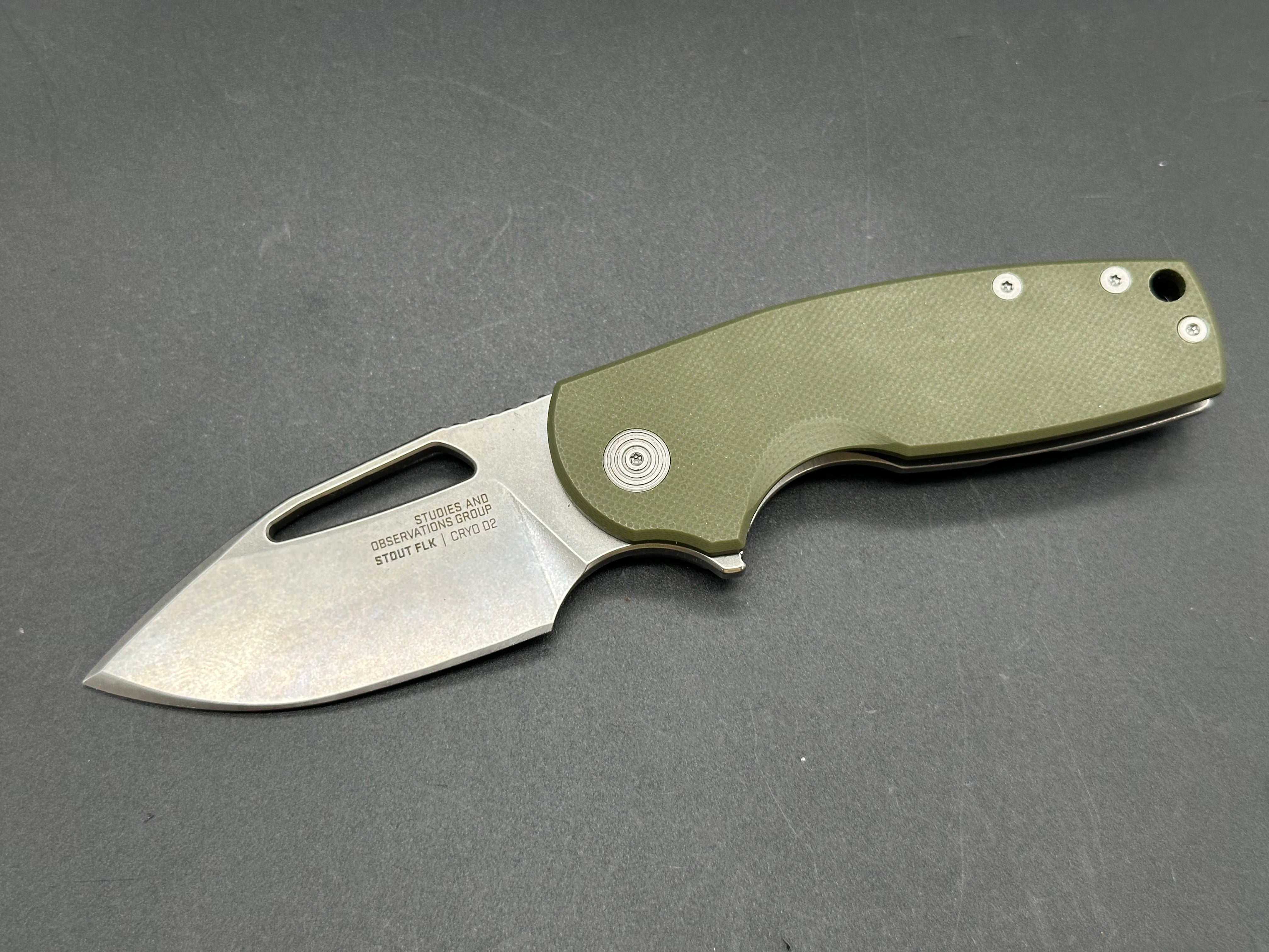 SOG Stout FLK Folding Knife - 2.62