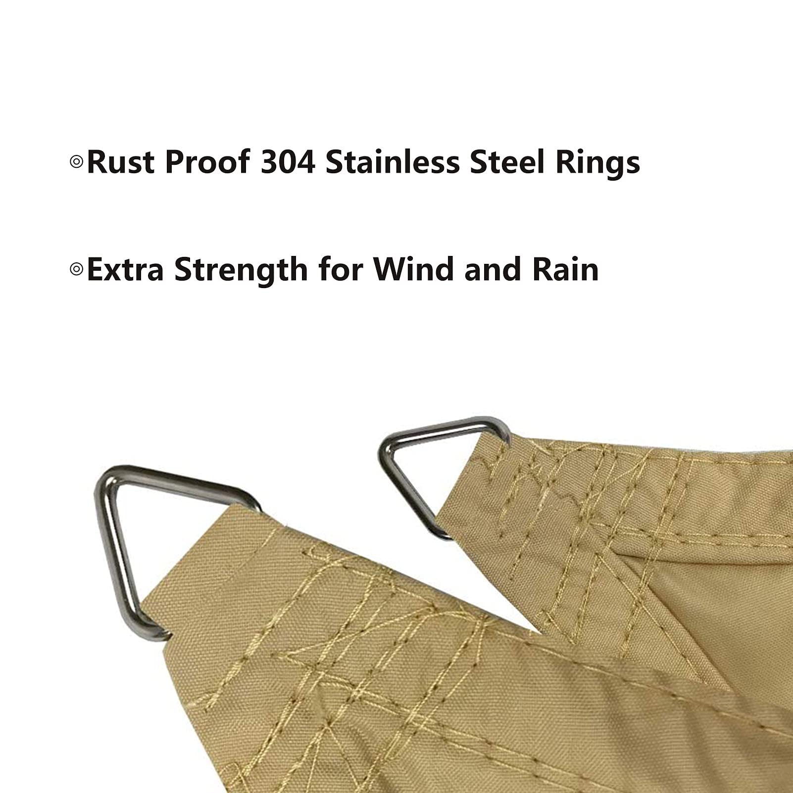 12' x 15' Rectangular Sun Shade Sail - Waterproof UV Protection Outdoor Canopy for Garden, Patio, Terrace & Balcony - Perfect for Sun Protection and Outdoor Relaxation