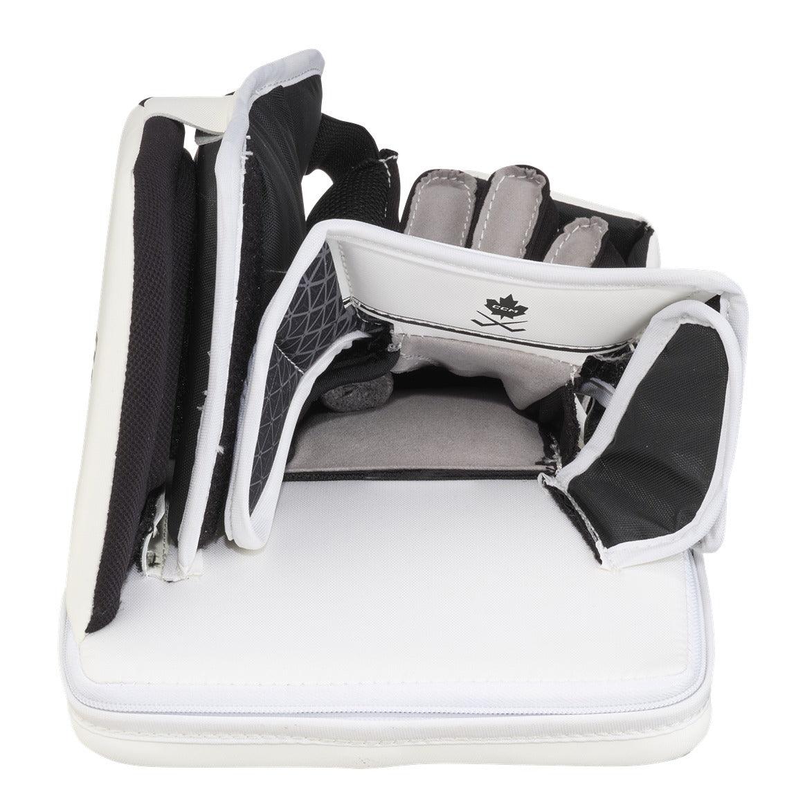 CCM E-Flex 6.5 Junior Hockey Goalie Blocker - Lightweight Protective Gear for Youth Ice Hockey Practice & Games