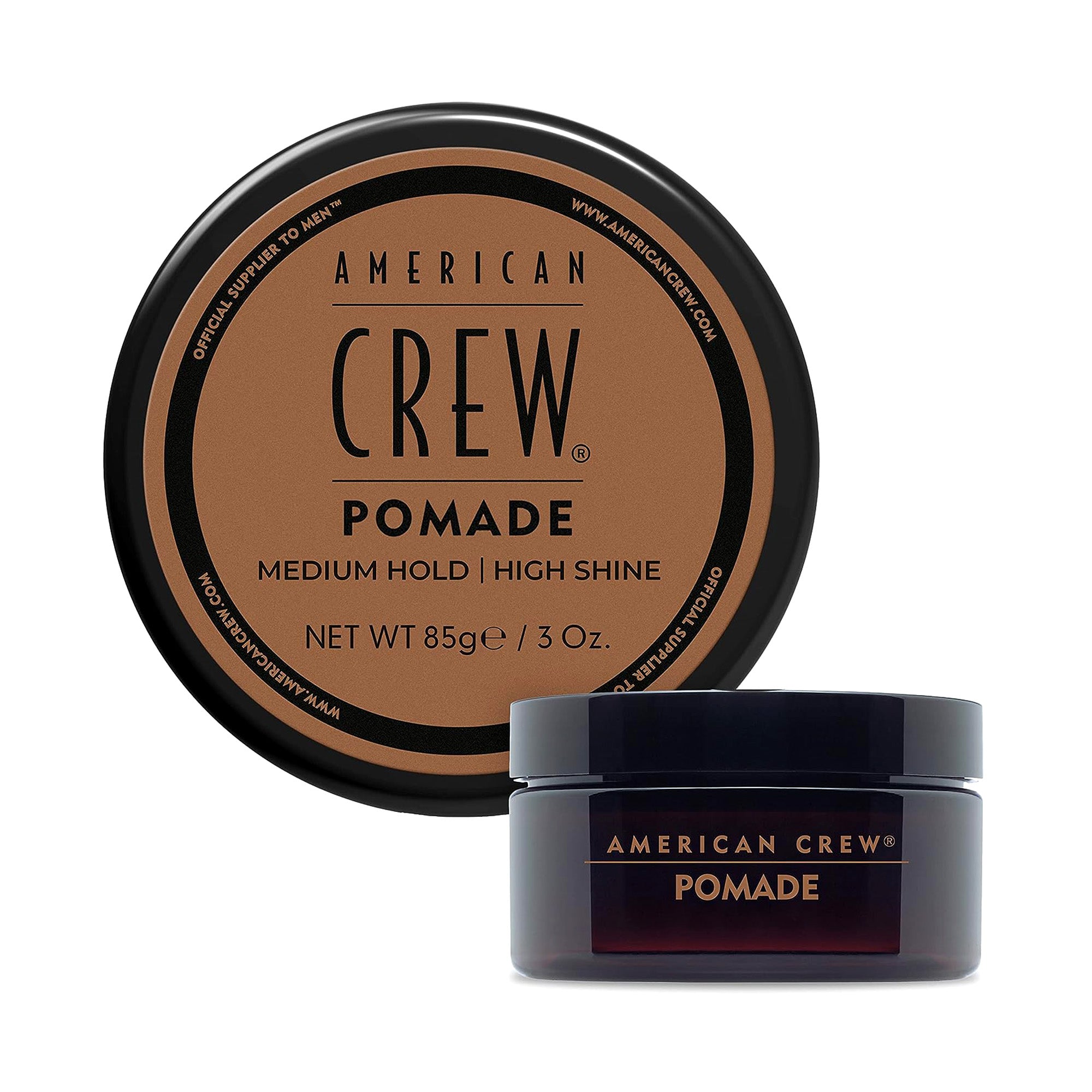 American Crew Pomade - Premium Hair Styling Wax for Men - Strong Hold & Natural Shine - Perfect for Everyday Grooming & Professional Hairstyles
