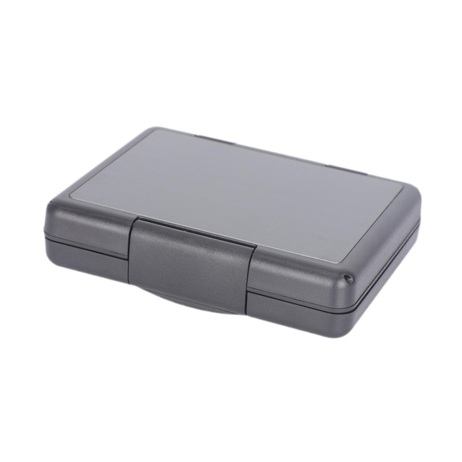 Dickly Multi-Slot Memory Card Holder - Portable Dustproof Protective Case for SD, Micro SD, CF Cards - Perfect for Photographers, Travel & Data Storage Organization, Gray