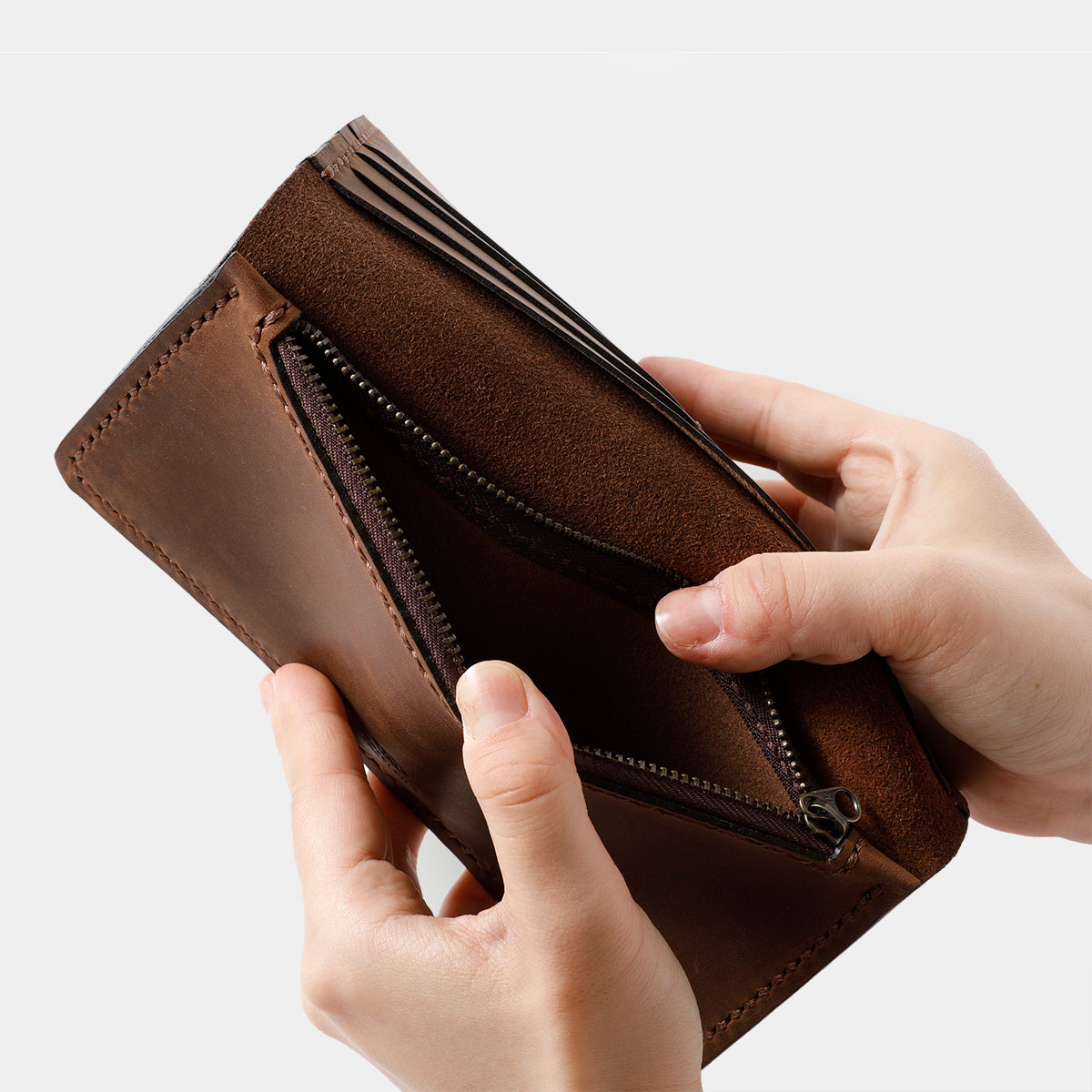Premium TRAVELER'S COMPANY Leather Long Wallet - Brown | Durable & Stylish Travel Wallet for Passport, Cards & Cash | Perfect for Business Trips & Daily Use