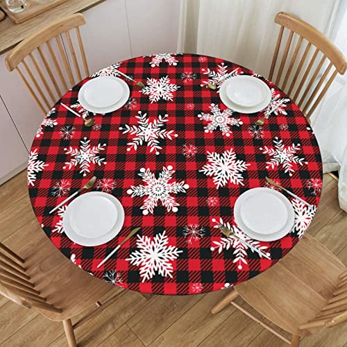 Red Plaid Snowflake