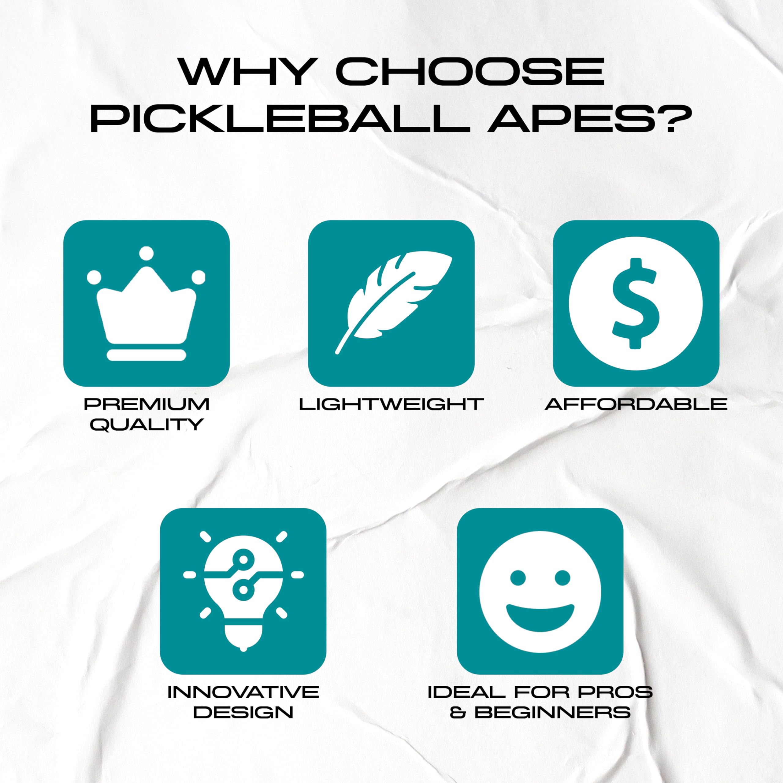 Pickleball Apes Pro Line Energy Paddle - Kevlar Surface & Honeycomb Poly Core for Enhanced Performance | Perfect for Competitive Play & Recreational Games