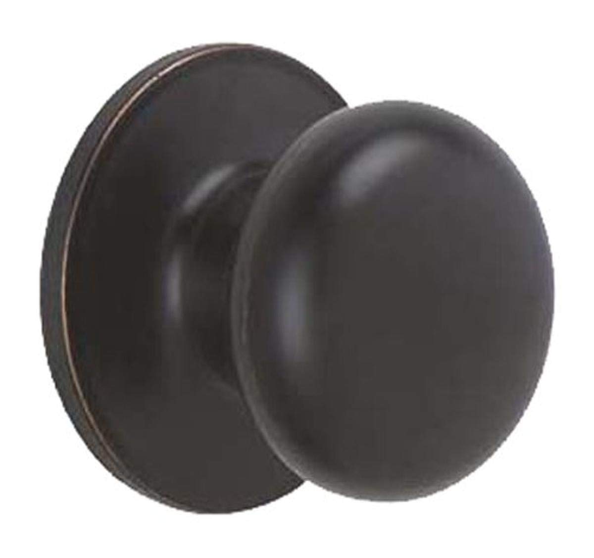Schlage Dexter J10STR716 Aged Bronze Hall & Closet Door Knob - Vintage Style Interior Door Hardware for Bedroom, Bathroom & Closet Doors