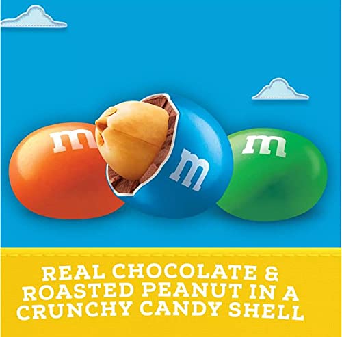 4-Pack MARL CR-Peanut Milk Chocolate Candy Bulk Jar (62 oz Each) - Delicious Snacks for Office, Parties & Gift Baskets