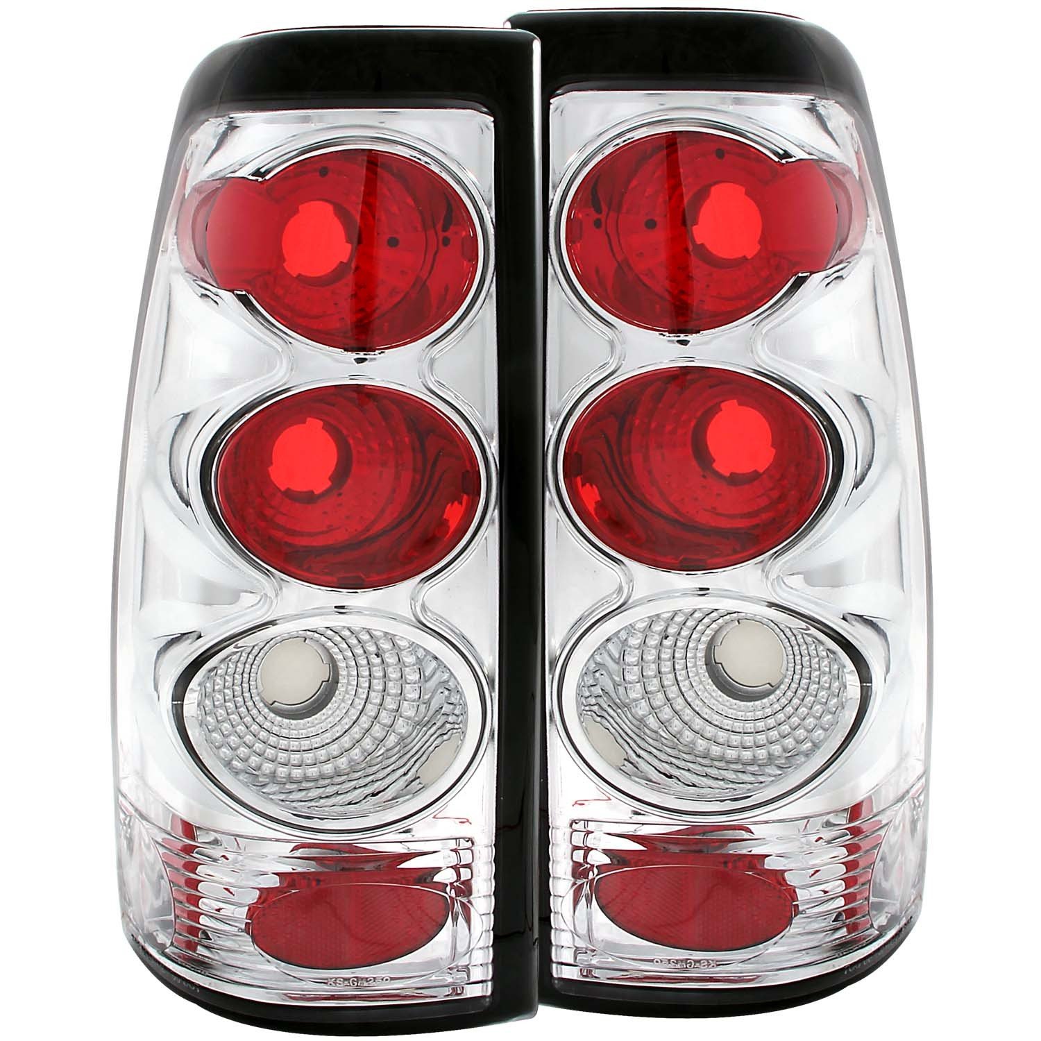 HEADLIGHTSDEPOT Replacement Tail Lights for Chevrolet GMC Sierra 1500 2500 Silverado 1500 2500 3500 (1999-2006) - Pair of Left & Right LED Tail Lamps - Perfect for Night Driving and Enhanced Vehicle Safety