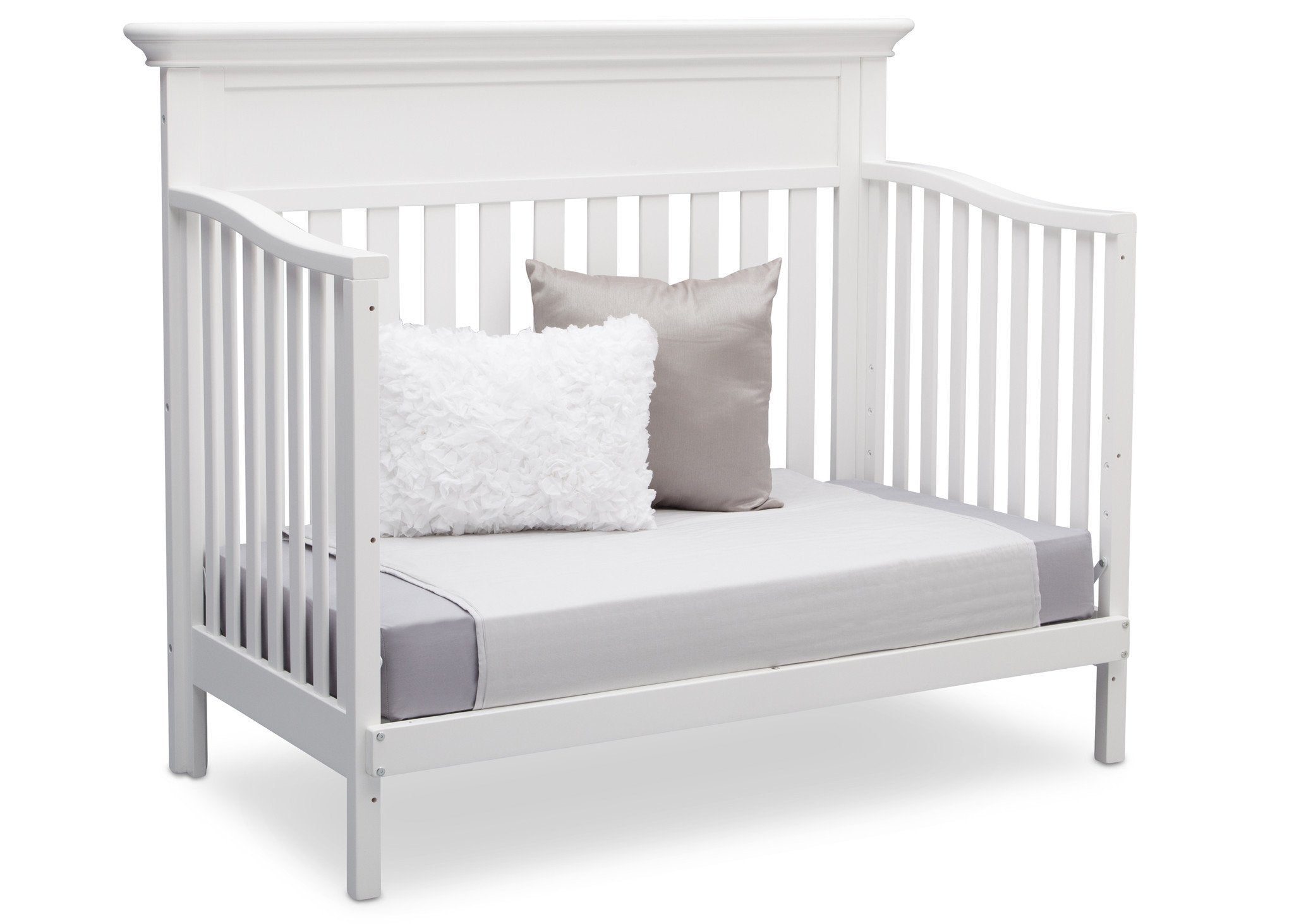 Fernwood 4-in-1 Convertible Baby Crib - Toddler Bed, Daybed & Full-Size Bed - Safe Nursery Furniture for Newborns to Teens - Perfect for Bedroom, Nursery & Guest Room