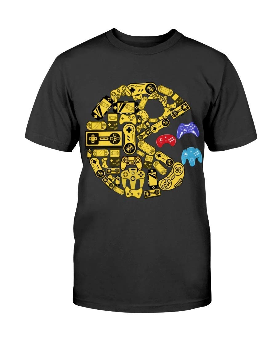 Classic Video Game Funny Controller Cotton T-Shirt - Perfect Gift for Gamers & Game Lovers - Great for Gaming Events, Cosplay & Casual Wear