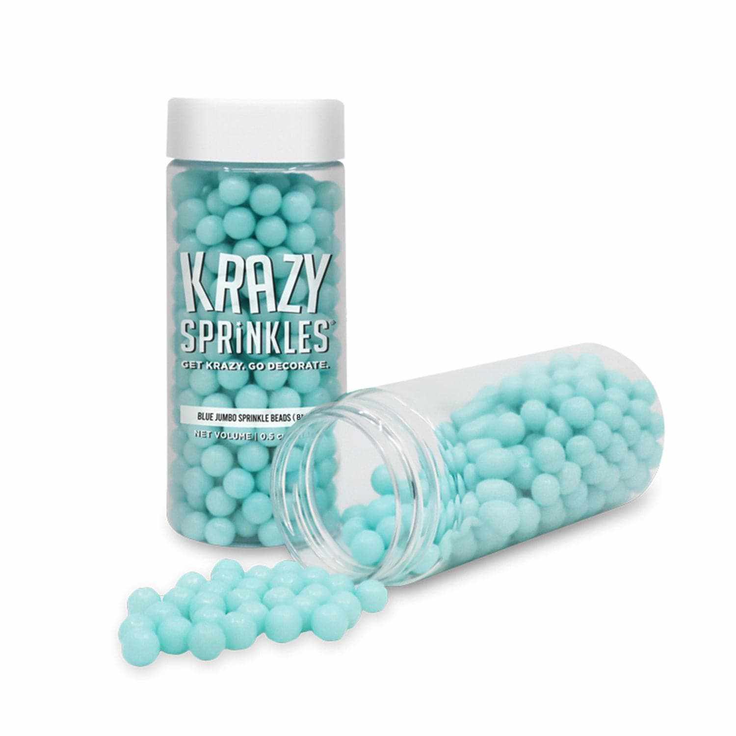 8mm Blue Beads for Jewelry Making - DIY Craft Sprinkles for Bracelets, Necklaces & Home Decor