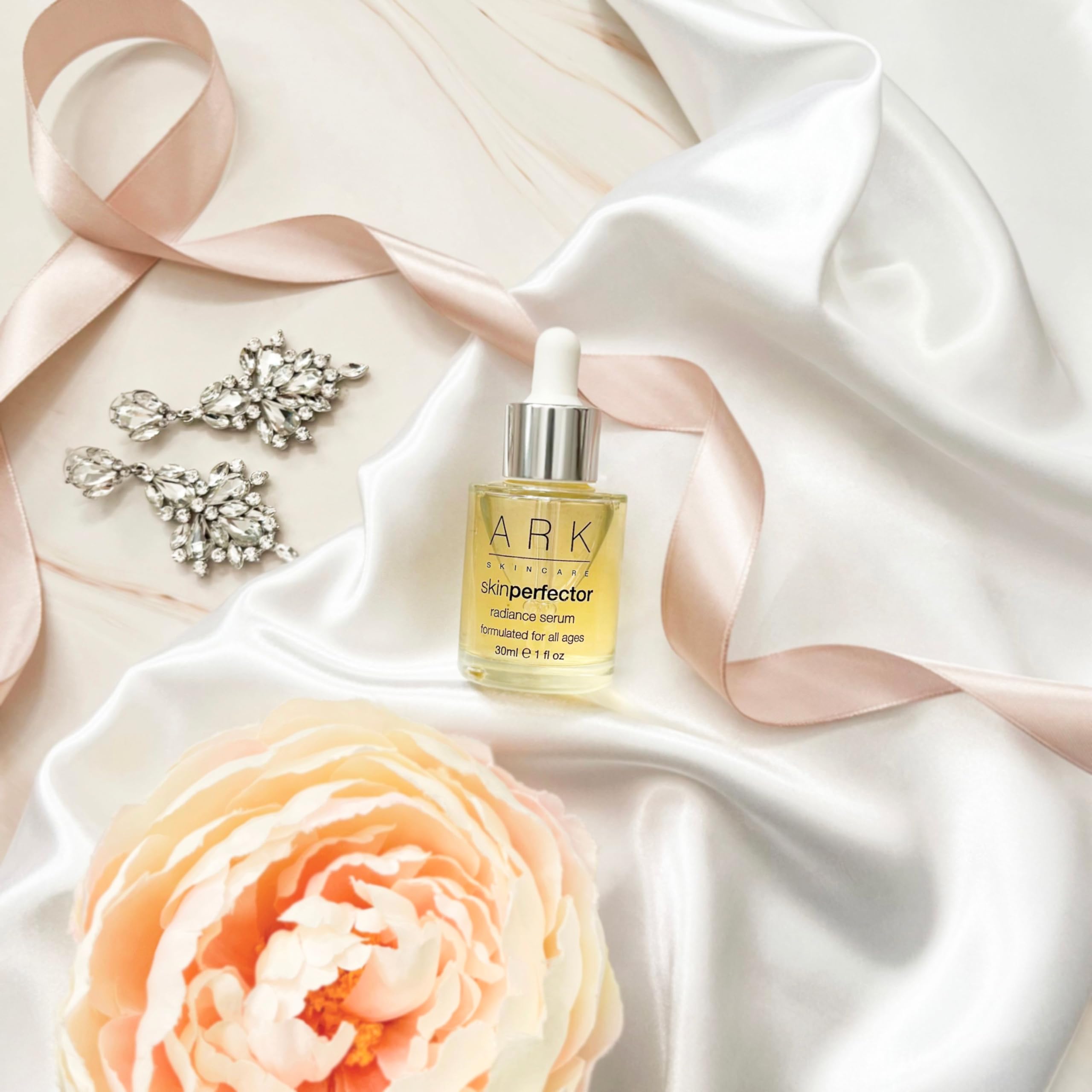 ARK Skincare Skin Perfector Radiance Serum - Vitamin C Brightening Serum for Glowing Skin with Amino Acids & Allantoin | Gentle Formula for Sensitive Skin | 30ml | Perfect for Daily Skincare Routine & Nighttime Treatment