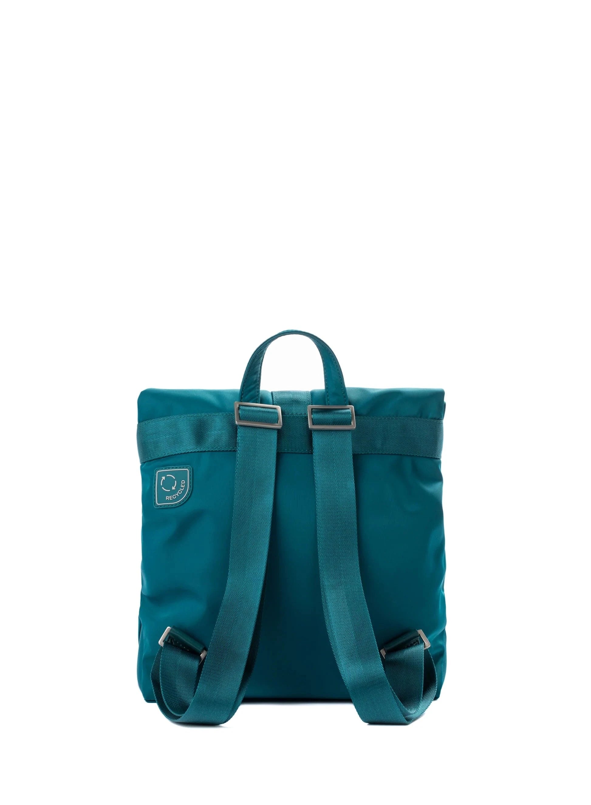 Penelope Eco-Friendly Recycled Nylon Vegan Backpack for Women & Men - Waterproof Travel Backpack, Laptop Backpack for Work, School & Outdoor Adventures (Teal)