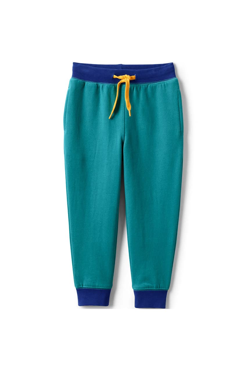 Lands' End Kids Iron Knee Fleece Jogger Sweatpants - Soft & Durable Fleece Pants for Boys & Girls - Perfect for School, Play & Outdoor Activities