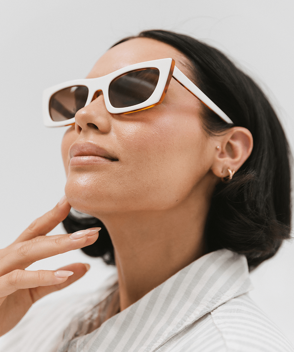 Jackie Rectangle Sunglasses for Women - UV Protection Fashion Shades - Perfect for Driving, Beach & Outdoor Activities