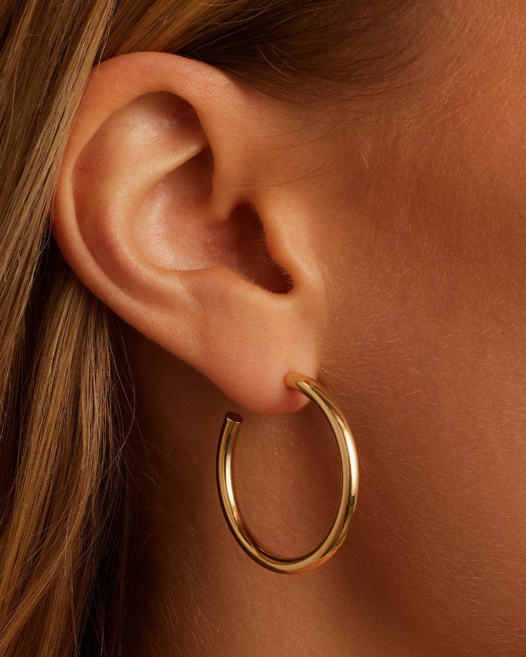14K Gold Carter Hoops Earrings for Women - Dainty Minimalist Huggie Hoops for Everyday Wear | Perfect for Gifts, Parties & Casual Outfits