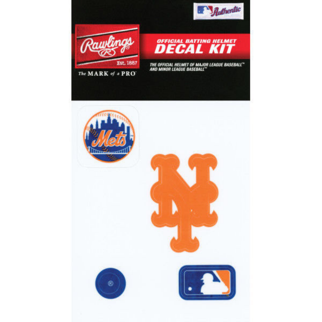 Rawlings MLB Decal Kit - Official Baseball Team Stickers for Helmets, Bats & Locker Decor | Perfect for Fans, Players & Collectors
