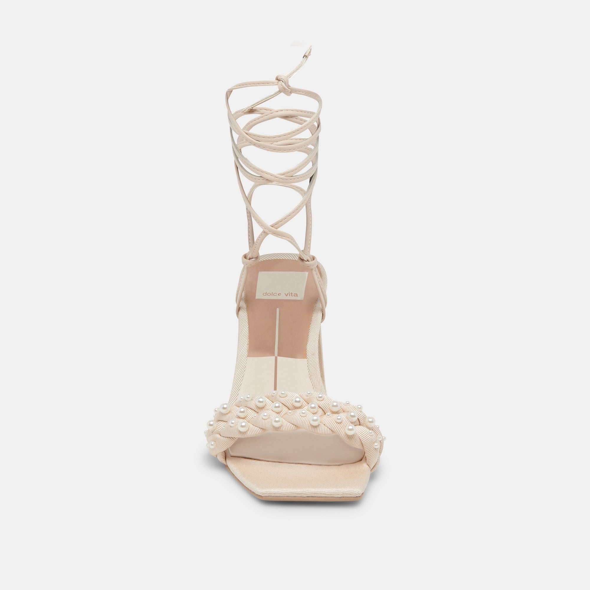PAXTEN Women's Vanilla Pearl Heels - Elegant High Heel Sandals for Weddings, Parties & Special Occasions | Comfortable & Stylish Footwear