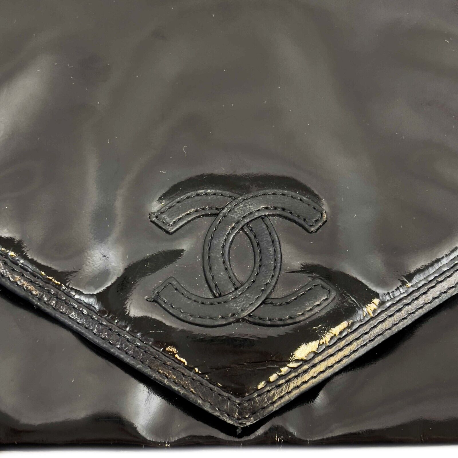 Vintage CHANEL Multi Chain CC Black Envelope Crossbody Bag - Rare Designer Handbag for Women, Evening Parties & Luxury Fashion Accessories