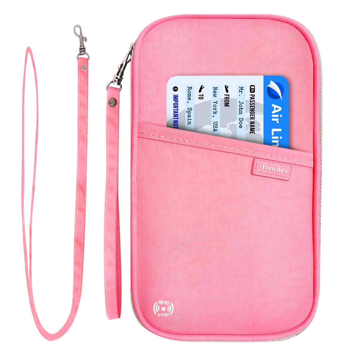 RFID Blocking Passport Wallet Holder - Waterproof Travel Document Organizer with Credit Card Slots | Secure Family Travel Accessories for Men & Women | Perfect for Airports, Vacations & International Trips