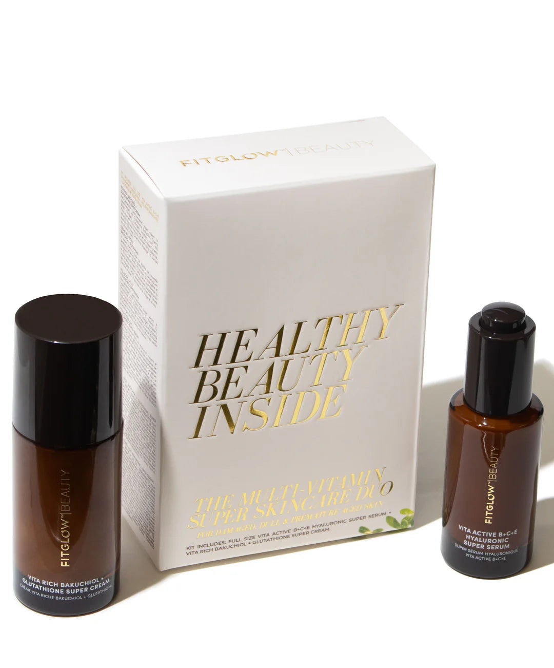 Best Multi Vitamin & Super Skincare Duo Set for Women - Anti-Aging & Hydrating Face Care Routine - Perfect for Daily Skincare & Wellness Regimen