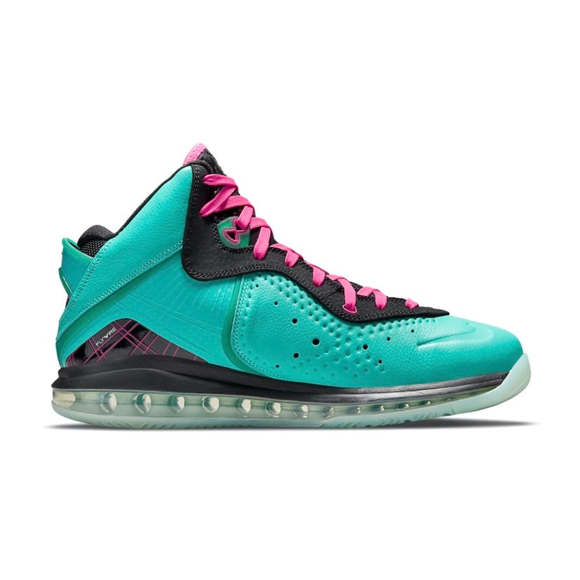 Nike LeBron 8 South Beach 2021 Retro Men's Basketball Shoes - Black/Pink Flash - Limited Edition Sneakers for Sports & Streetwear Fashion