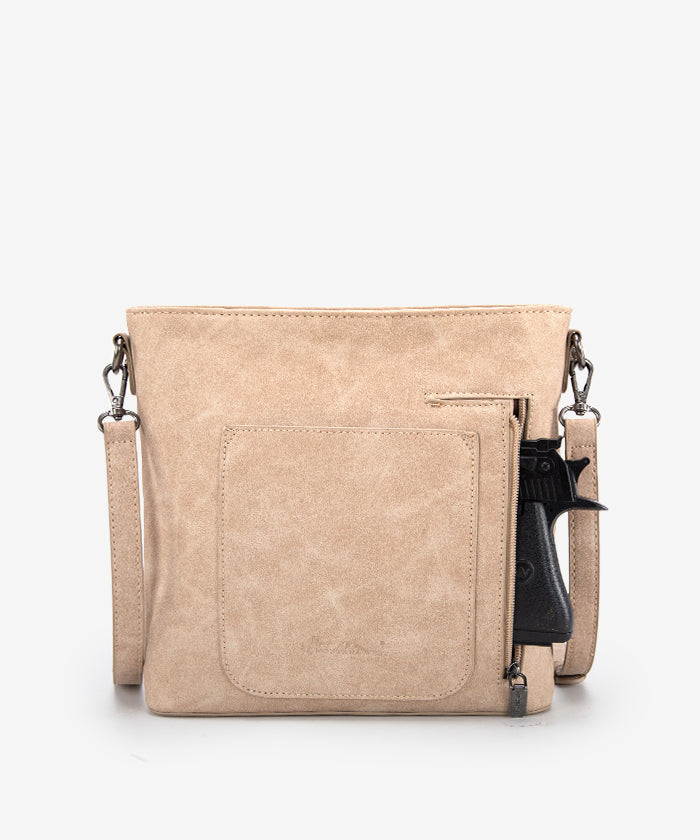 Montana West Aztec Fringe Concealed Carry Crossbody Purse for Women | Fashionable & Functional CCW Handbag | Perfect for Everyday Use, Travel & Outdoor Activities