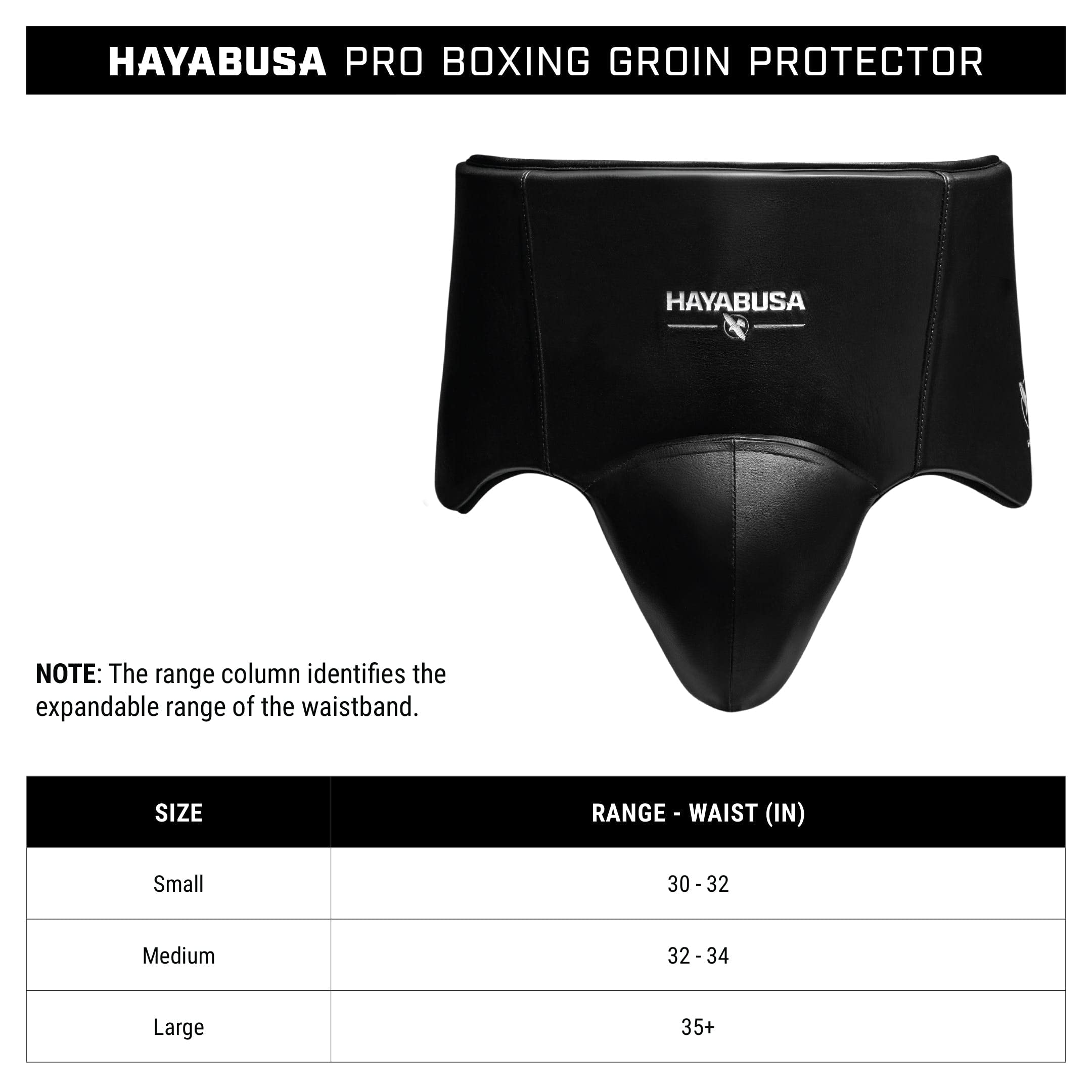 Hayabusa Pro Boxing Groin Protector for Men - Premium MMA & Kickboxing Cup - Ultimate Protection for Training & Competition