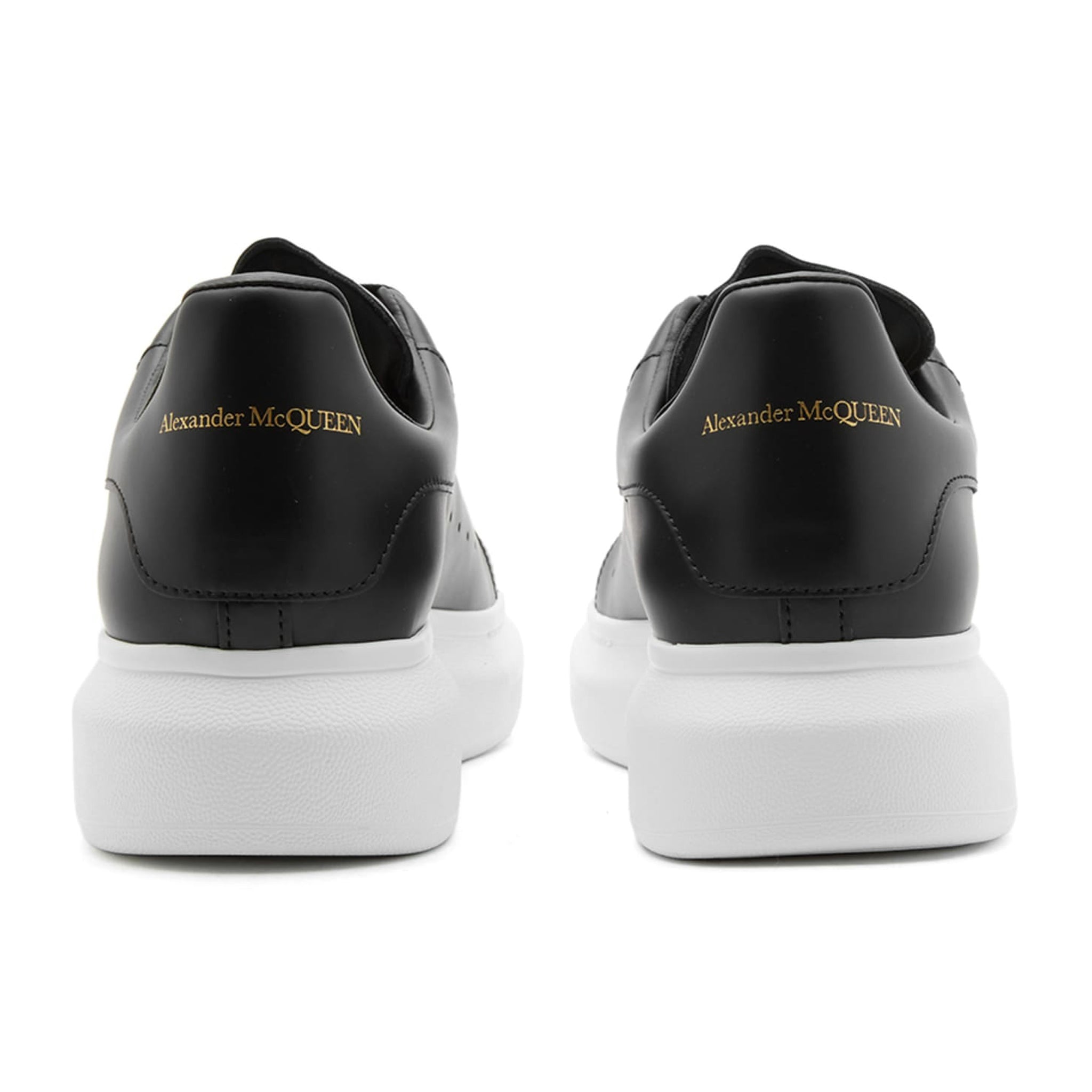 Alexander McQueen Black Raised Sole Sneakers for Women - Stylish Comfort for Casual Outings & Everyday Wear