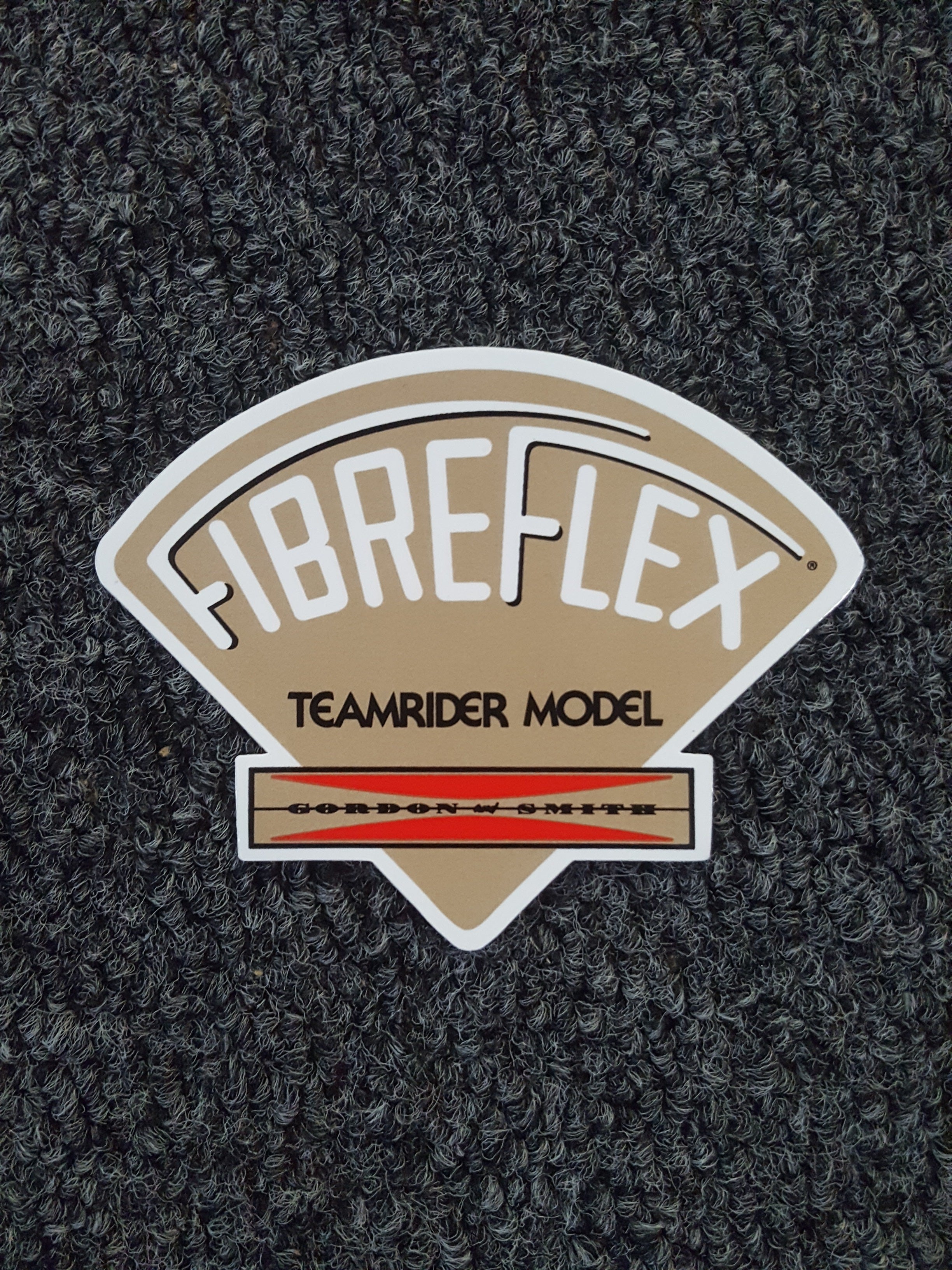 G&S Gordon and Smith FibreFlex STICKER GOLD TeamRider Surfboard Sticker - Premium Decal for Surfboards, Skateboards & Snowboards - Perfect for Customizing Your Gear
