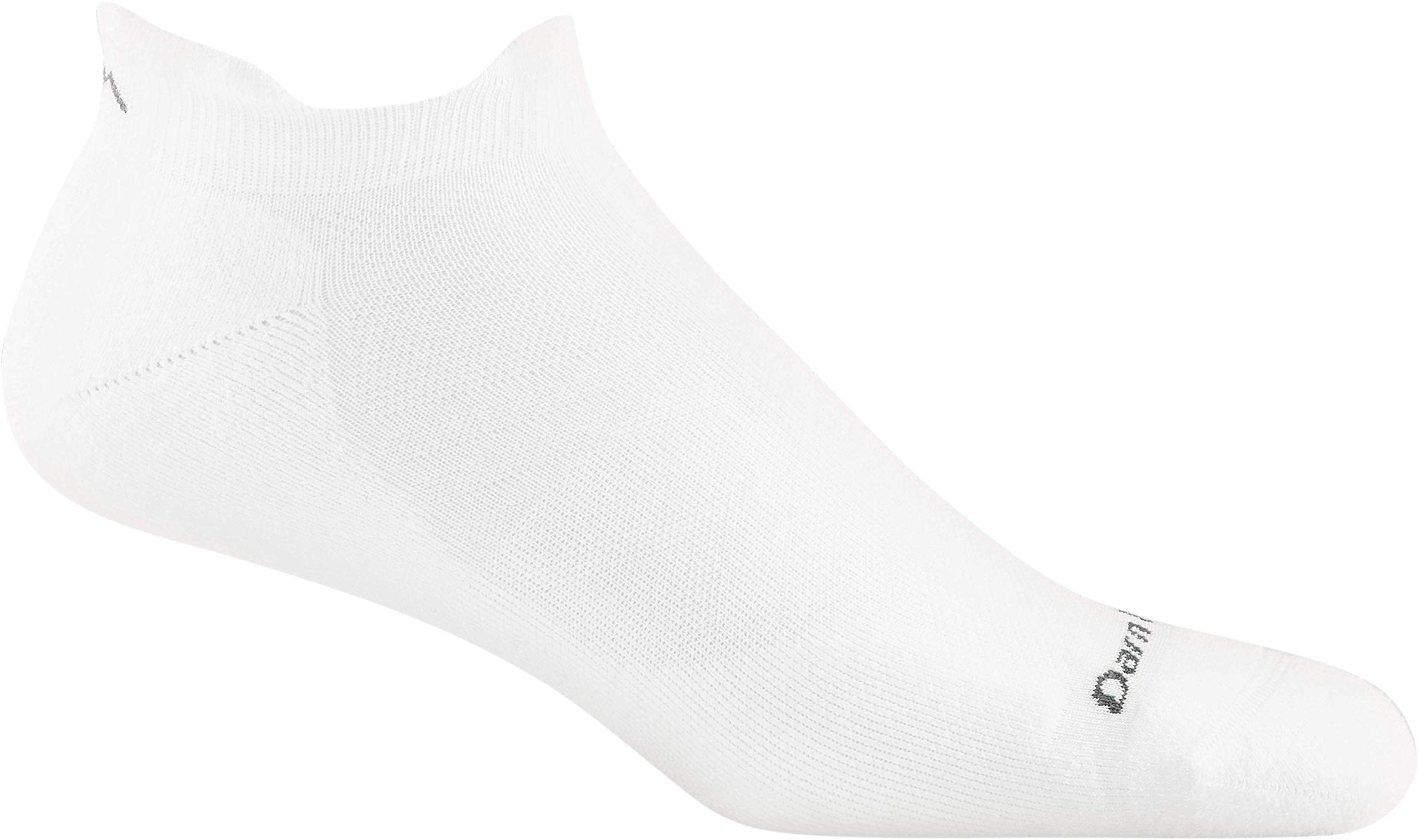 Darn Tough Men's Ultra-Lightweight Cushioned Run No Show Tab Socks - Medium White Merino Wool Running Socks for Athletes & Outdoor Enthusiasts - Perfect for Jogging, Hiking & Daily Wear