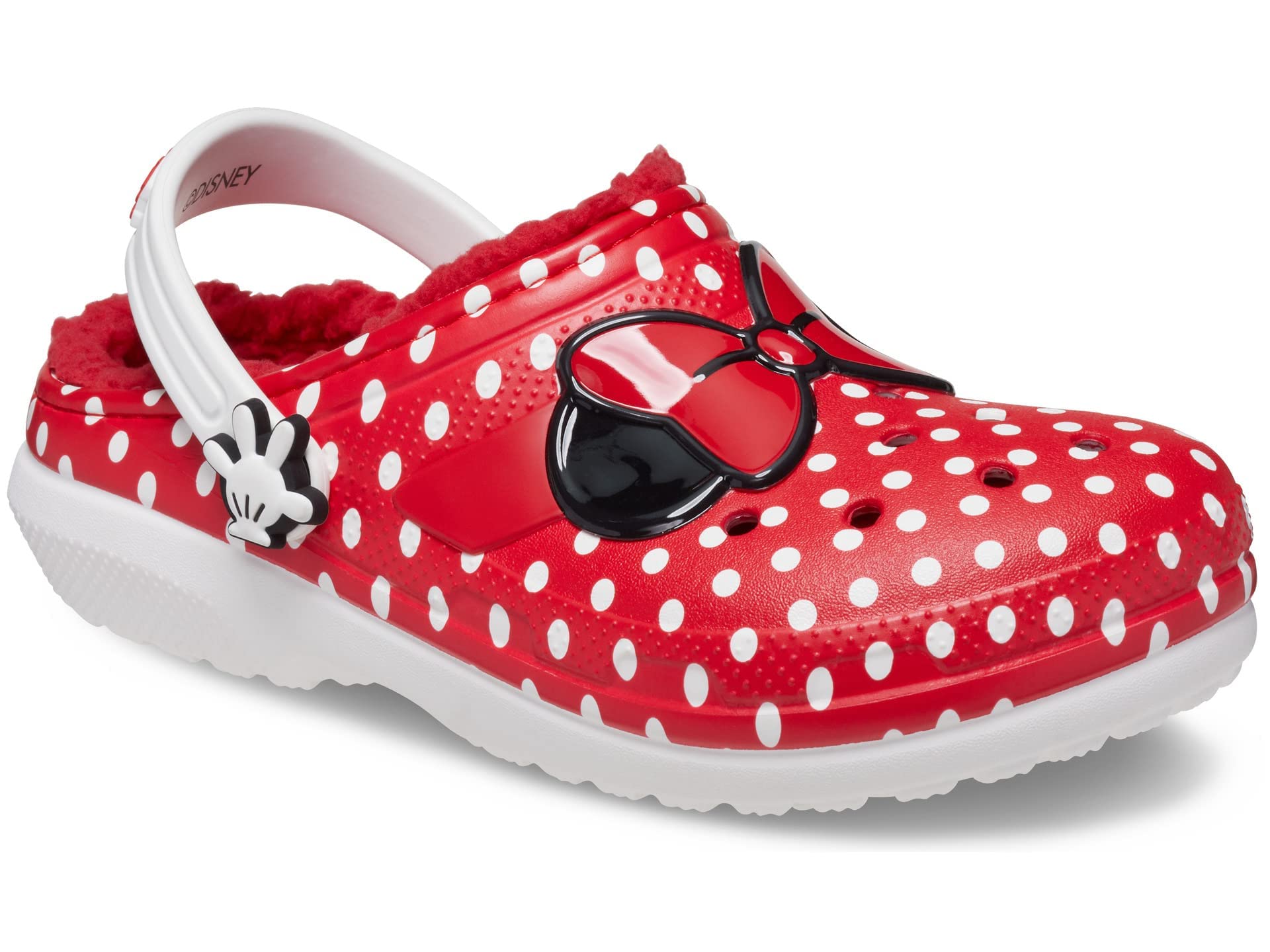 Crocs Unisex-Child Classic Lined Disney Clogs | Mickey & Minnie Mouse Shoes & Slippers | Warm Winter Indoor/Outdoor Footwear for Kids