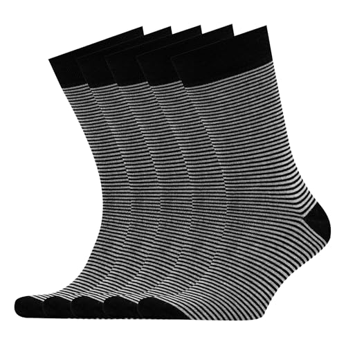 Black (5-pairs Striped)