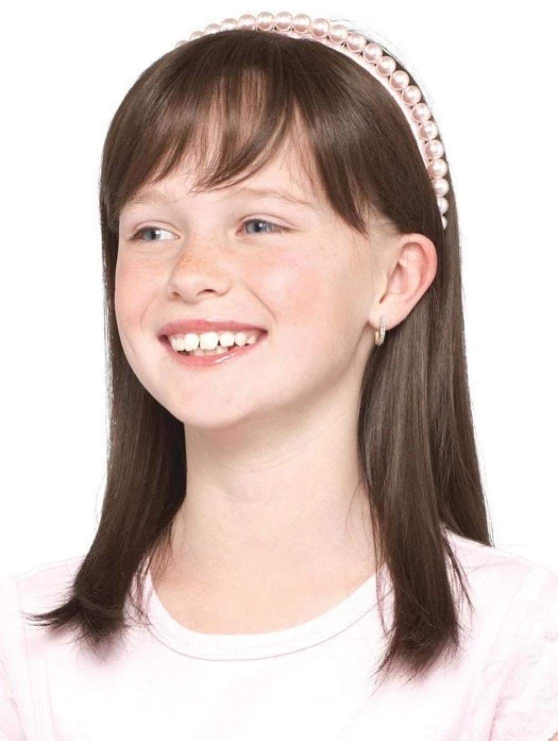 Amore Miley Wig Bundle - 5pc Set (Medium Brown Synthetic Wig + Christy's Wigs Q&A Booklet + 2oz Travel Wig Shampoo + Wig Cap + Wide Tooth Comb) for Cosplay, Costume Parties & Everyday Wear