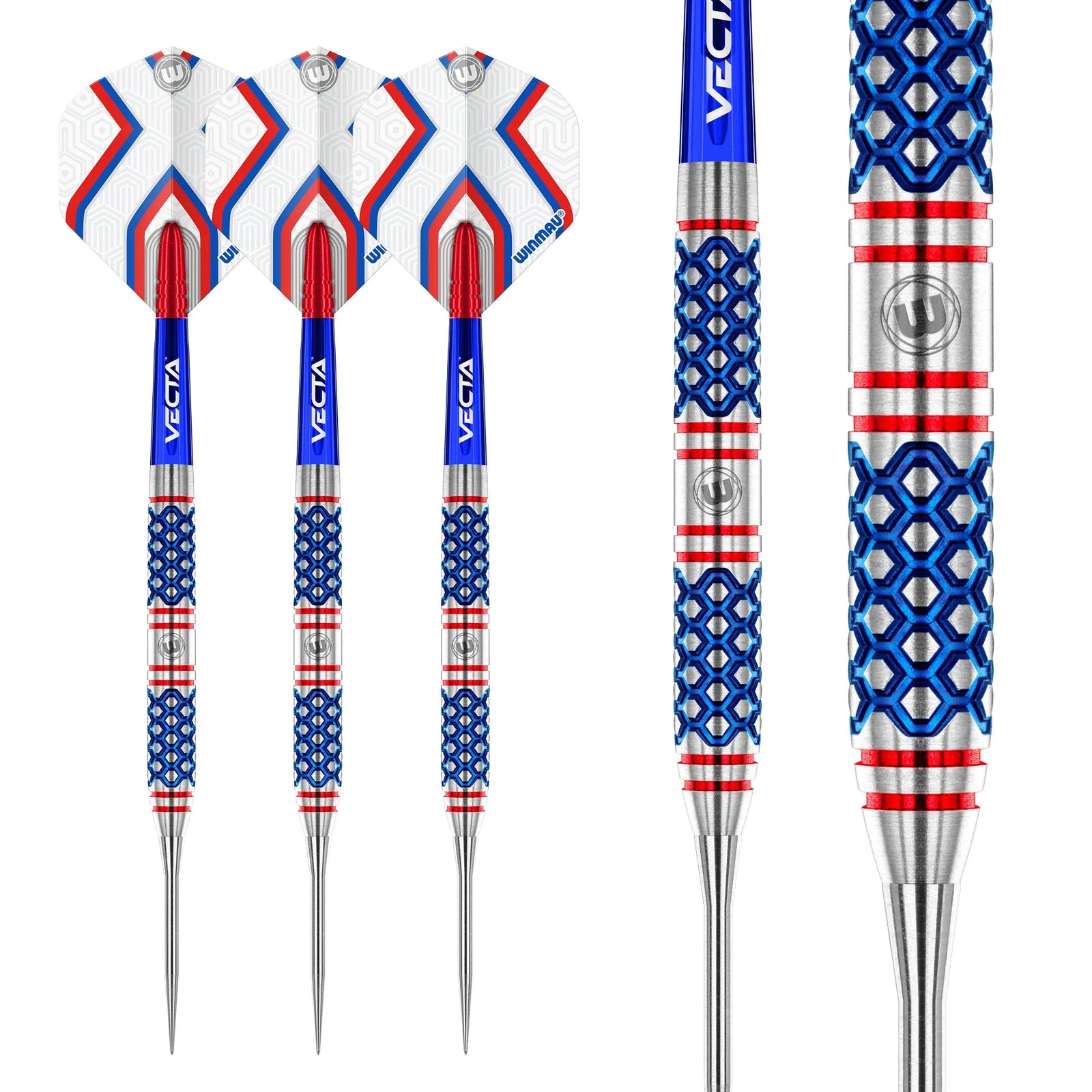 WINMAU Epix Darts - 90% Tungsten Steel Professional Darts Set (22g) for Precision Throwing - Perfect for Bars, Home Game Rooms & Competitive Tournaments