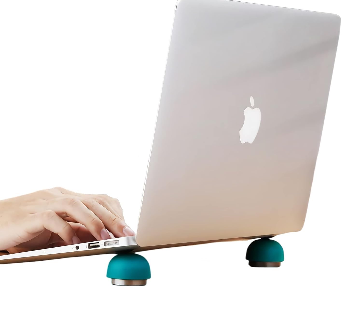 Ergonomic Laptop Cooling Stand with Silent Fans - Portable Magnetic Laptop Cooler Pad for 10-17 Inch Notebooks - Perfect for Gaming, Office Work & Home Use