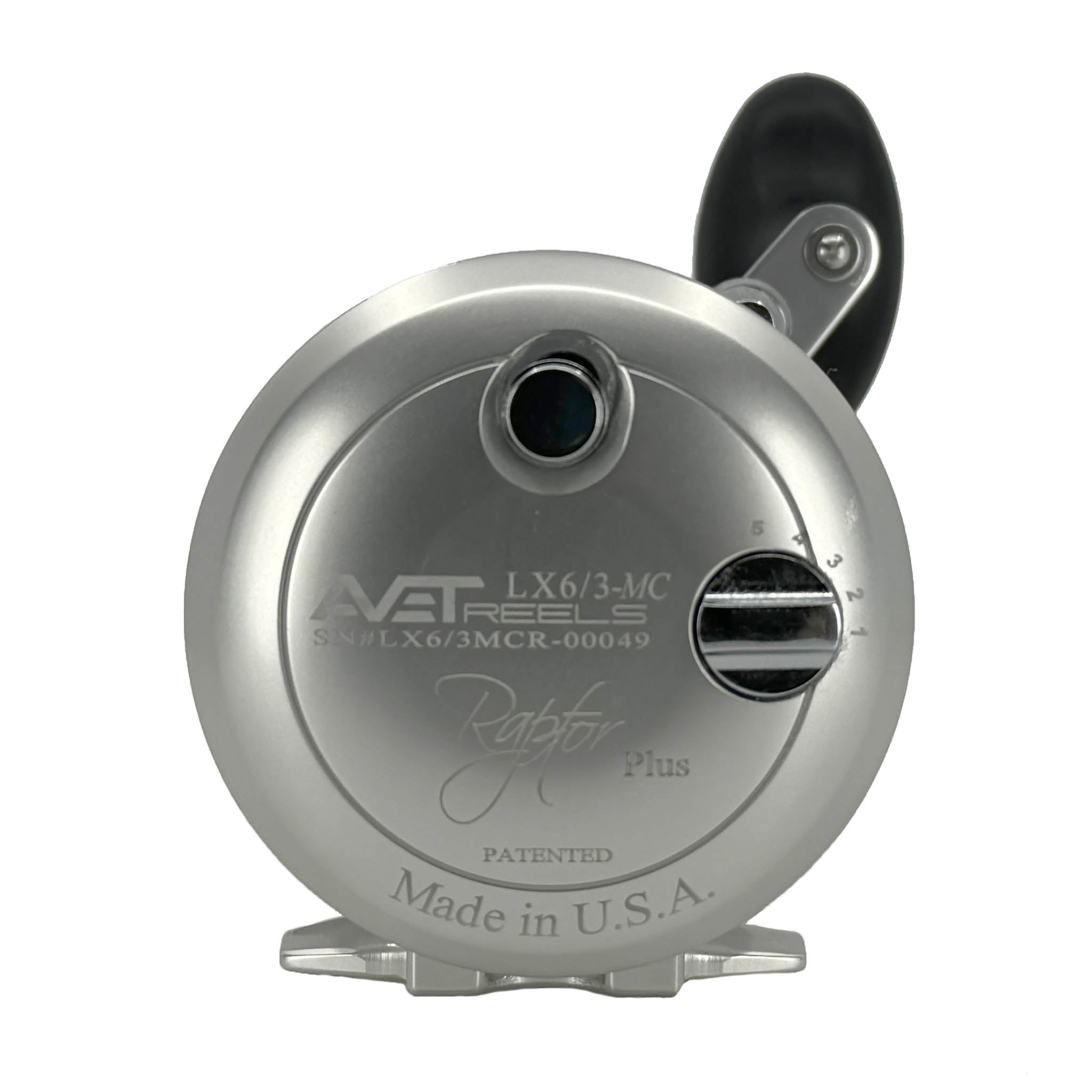 Avet LX Raptor Plus 6/3 MC Two Speed Fishing Reel - Saltwater & Big Game Fishing Reel for Offshore & Deep Sea Angling
