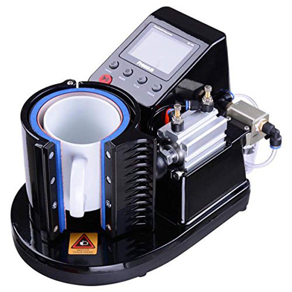 INTSUPERMAI Pneumatic Heat Press Machine for Sublimation Mugs - DIY Image Transfer for Custom Tumbler & Coffee Cup Designs | Perfect for Small Business & Home Crafting