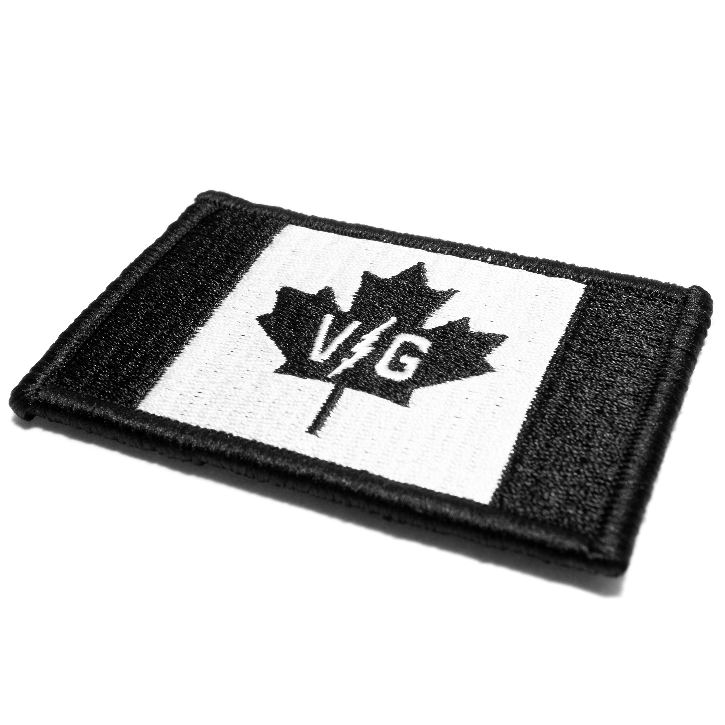 Custom Canada Flag Velcro Patch - Hook and Loop Backing for Hats, Bags & Uniforms - Perfect for Military, Tactical Gear & Outdoor Enthusiasts