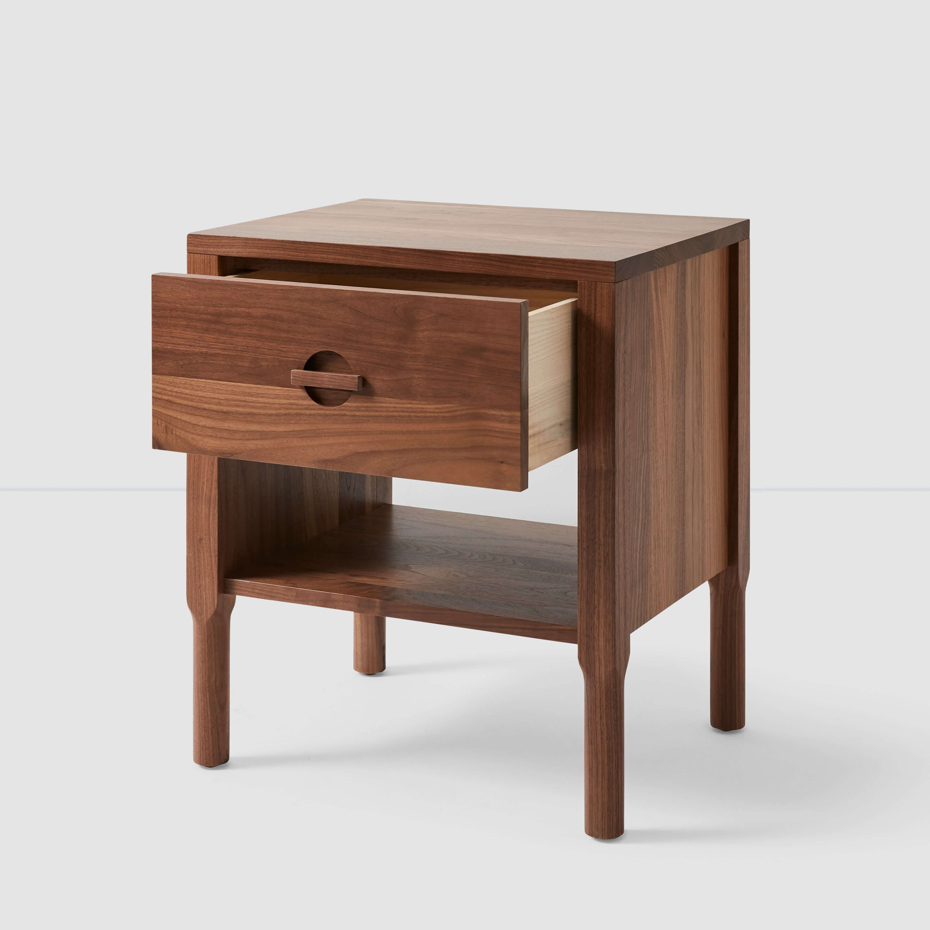Stylish Avon Nightstand with Drawer - Modern Bedside Table for Bedroom, Living Room, or Office - Perfect for Storage and Decor