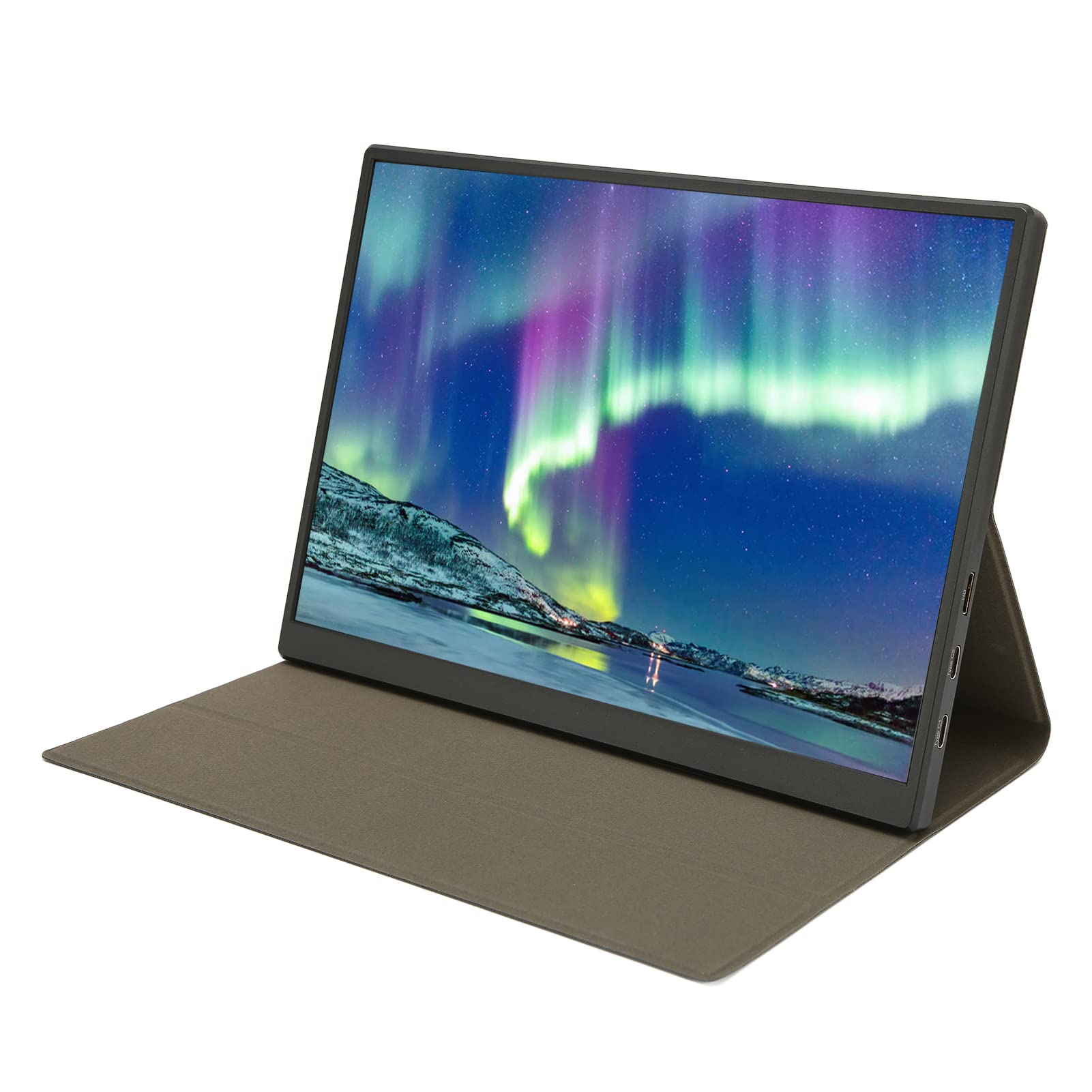 GOWENIC 10.5 Inch Portable FHD IPS Monitor - Ultra Slim Mini Display with Built-in Dual Speakers & Protective Case - Perfect for Laptop Extender, PC Gaming, Travel, and Home Office Use