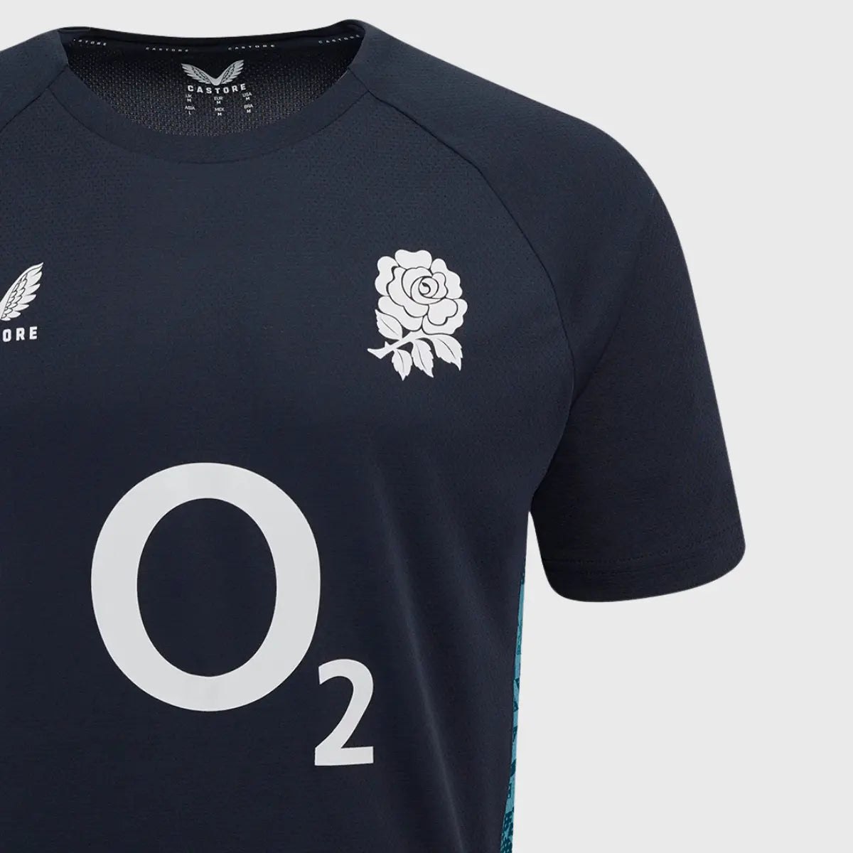 Castore England Rugby Men's Performance T-Shirt - Breathable Quick-Dry Athletic Tee for Rugby Training & Match | Gym Workout & Casual Wear