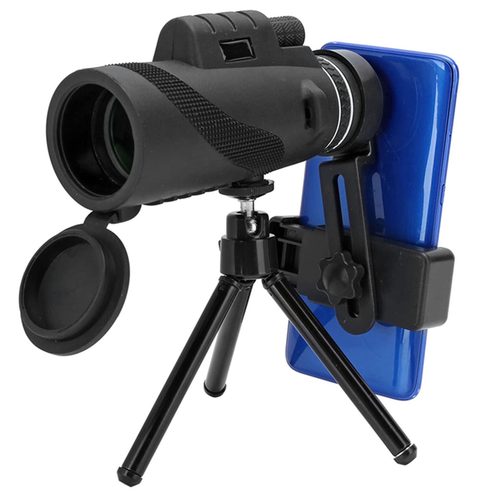 50x60 HD Waterproof Monocular Telescope with Universal Phone Holder & Tripod - Perfect for Camping, Hunting, Bird Watching & Outdoor Adventures